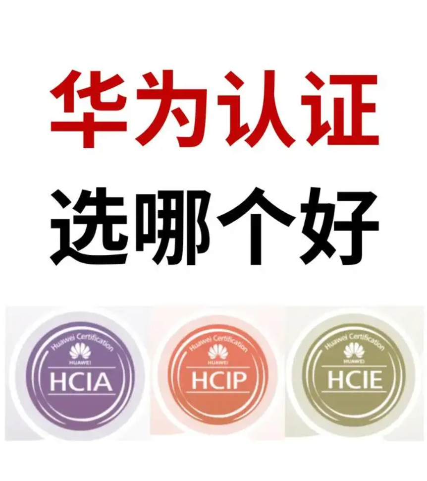 华为认证证书